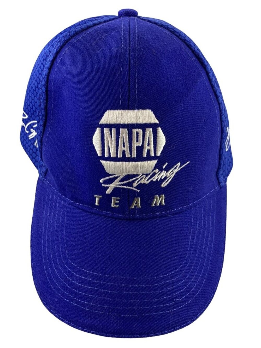 NAPA Racing Team Adjustable Blue Baseball Cap Embroidered Logos NASCAR IndyCar